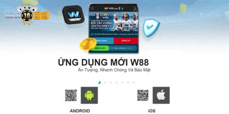 Hướng dẫn tải app W88 với IOS và Android
